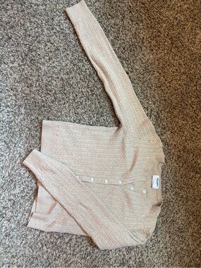 Old navy cable knit button-up cardigan